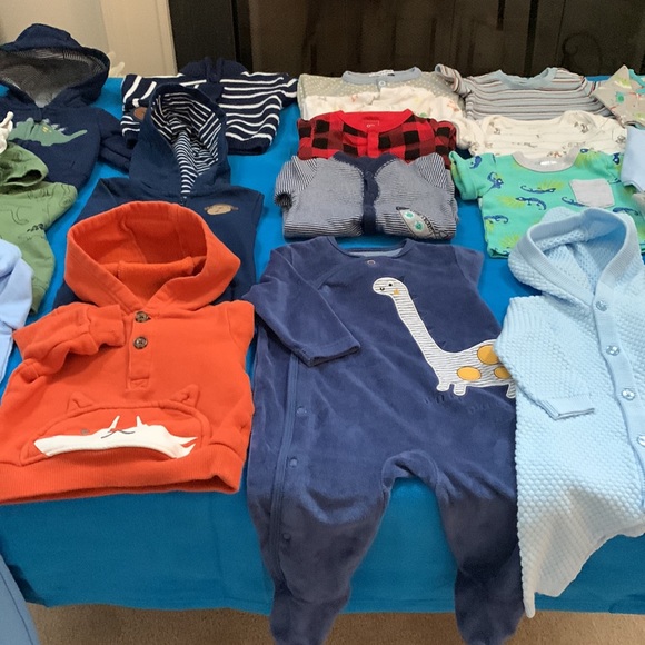 Boys Bundle 3-6M, #21 pc Set, Various Brands/Items, Gently Used, Great Condition - Picture 3 of 14